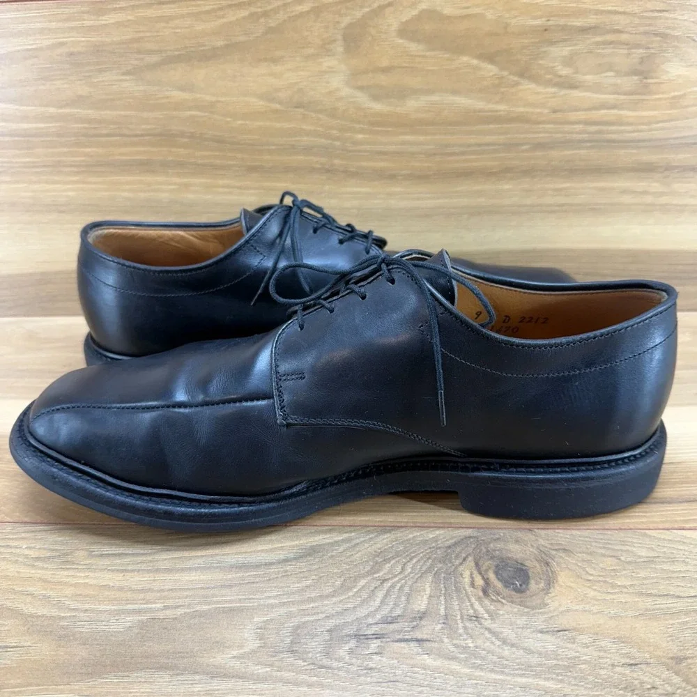 Allen Edmonds Mens Shoes 9 D Warren Black Leather Dress Oxfords Shoes